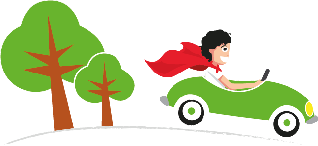 heros au volant